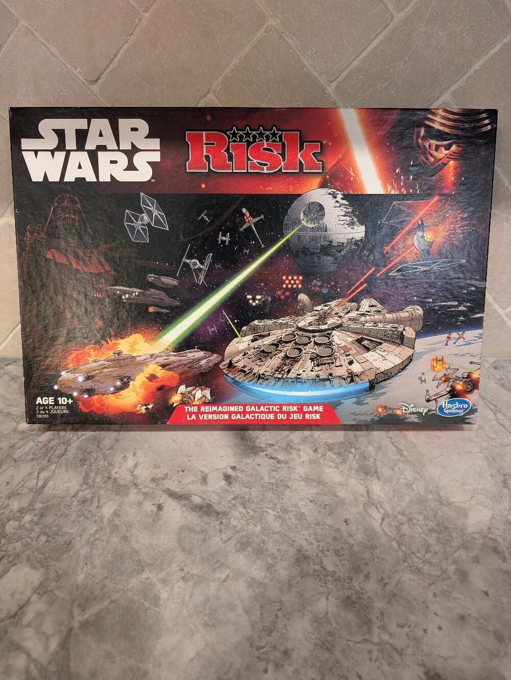 Star Wars Risk Board Game - Galactic Edition (Black/Red) All Pieces Included